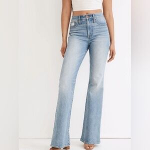Madewell Light Blue Flare & Wide Leg Jeans